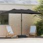 Preview: Gartenparasol Schwarz 385 x 209 x 244 cm Stoff
