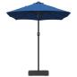 Preview: Gartenparasol Blau 385 x 209 x 244 cm Stoff