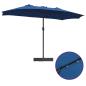 Preview: Gartenparasol Blau 385 x 209 x 244 cm Stoff