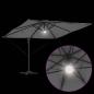 Preview: Freischwingender Roma Parasol Anthrazit Groß