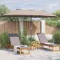 Preview: Gartenparasol Taupe 380 x 196 x 235 cm
