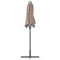 Preview: Gartenparasol Taupe 380 x 196 x 235 cm
