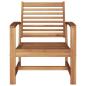 Preview: Gartenstühle 2 pcs Braun 60 x 65 x 76.5 cm Massives Teakholz
