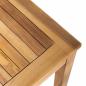 Preview: Garten-Sofa-Set 2 pcs Braun Massives Teakholz