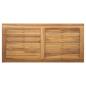 Preview: Bank Braun und Dunkelgrau 110 x 66 x 76 cm Massivholz Teak