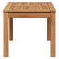 Preview: Tisch Braun 95 x 45 x 40 cm Massivholz Teak