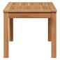 Preview: Gartentisch Braun 95 x 45 x 40 cm Massives Teakholz