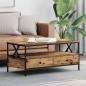 Preview: ARDEBO.de - Couchtisch Altholz 100 x 51 x 45 cm Holzwerkstoff