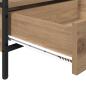 Preview: Couchtisch Eiche handwerklich 100 x 51 x 45 cm Holzwerkstoff
