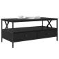 Preview: Couchtisch Schwarze Eiche 100 x 51 x 45 cm Holzwerkstoff