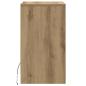 Preview: LED Nachttisch 2 pcs Eiche handwerklich 38 x 34 x 61 cm