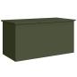 Preview: Außenlagerbox Olivgrün 100 x 50.5 x 50 cm Kaltgewalzter Stahl