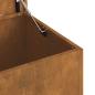 Preview: Außenlagerbox mit Speicher Braun 100 x 50.5 x 50 cm