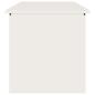 Preview: Außenlagerbox Weiß 80 x 50.5 x 50 cm Kaltgewalzter Stahl