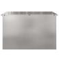 Preview: Außenlagerbox mit Speicher Verstellbar Silber 80 x 50.5 x 50 cm Edelstahl