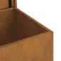 Preview: Außenlagerbox mit Speicher Braun 80 x 50.5 x 50 cm