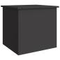 Preview: Außenlagerbox Schwarz 55 x 50.5 x 50 cm Kaltgewalzter Stahl