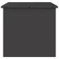 Preview: Außenlagerbox Schwarz 55 x 50.5 x 50 cm Kaltgewalzter Stahl