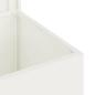 Preview: Außenlagerbox Weiß 55 x 50.5 x 50 cm Kaltgewalzter Stahl