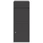 Preview: Paketdrop-Box Schwarz 41 x 38 x 103 cm Stahl