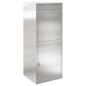 Preview: Paketdrop-Box Schwarz 41 x 38 x 103 cm Edelstahl