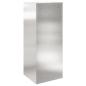 Preview: Paketdrop-Box Schwarz 41 x 38 x 103 cm Edelstahl
