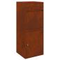 Preview: ARDEBO.de - Paketdrop-Box Rostig 41 x 38 x 103 cm