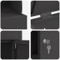Preview: Paketdrop-Box Schwarz 44 x 35 x 59 cm Stahl