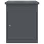 Preview: Paketdrop-Box Anthrazit 44 x 35 x 59 cm Stahl