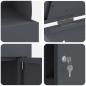 Preview: Paketdrop-Box Anthrazit 44 x 35 x 59 cm Stahl