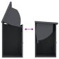 Preview: Paketdrop-Box Anthrazit 44 x 35 x 59 cm Stahl