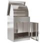 Preview: Paketdrop-Box Schwarz 44 x 35 x 59 cm Edelstahl