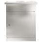 Preview: Paketdrop-Box Schwarz 44 x 35 x 59 cm Edelstahl