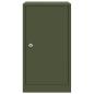 Preview: Briefkasten Olivgrün 30 x 23 x 55 cm Stahl