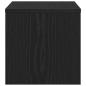 Preview: Nachttisch 2 pcs Schwarze Eiche 40 x 30 x 30 cm Holzwerkstoff