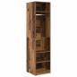 Preview: Kleiderschrank mit Regal Altholz 50 x 50 x 200 cm Holzwerkstoff
