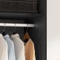 Preview: Kleiderschrank Schwarze Eiche 50 x 50 x 200 cm Holzwerkstoff