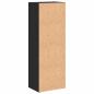 Preview: Bücherregal Schwarze Eiche 40 x 30 x 114 cm Holzwerkstoff