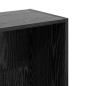 Preview: Bücherregal Schwarze Eiche 40 x 30 x 114 cm Holzwerkstoff