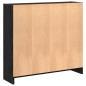 Preview: Bücherregal Schwarze Eiche 80 x 24 x 109 cm Spanplatte