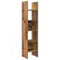 Preview: Bücherregal Altholz 40 x 35 x 180 cm Holzwerkstoff