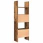 Preview: Bücherregal Altholz 60 x 35 x 180 cm Holzwerkstoff
