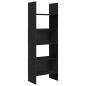 Preview: Bücherregal Schwarze Eiche 60 x 35 x 180 cm Holzwerkstoff