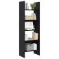 Preview: Bücherregal Schwarze Eiche 60 x 35 x 180 cm Holzwerkstoff