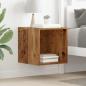 Preview: Wandschrank Altholz 37 x 37 x 37 cm Holzwerkstoff