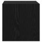 Preview: Wandschrank Schwarze Eiche 37 x 37 x 37 cm Holzwerkstoff