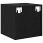 Preview: Wandschrank Schwarze Eiche 37 x 37 x 37 cm Holzwerkstoff