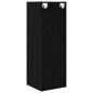 Preview: TV-Schrankset 37 x 37 x 107 cm Schwarz Eichen-Optik