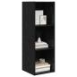 Preview: TV-Schrankset 37 x 37 x 107 cm Schwarz Eichen-Optik