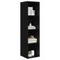 Preview: TV-Schrankset 37 x 37 x 142,5 cm Schwarz Eichen-Optik